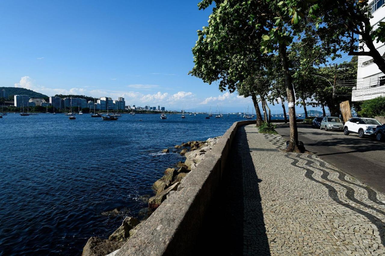 2 Quartos Na Urca Com Vista Para Baia De Guanabara A 700M Pao De Acucar Com Cozinha Completa E Wi-Fi - Bares, Restaurantes E Comercio Local A Poucos Metros Ріо-де-Жанейро Екстер'єр фото